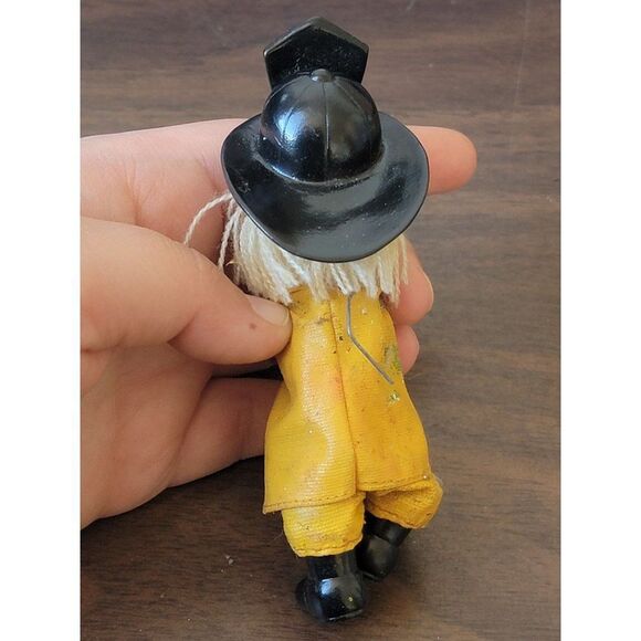 Vintage firefighter kid girl ornament Xmas Decor superhero - Picture 4 of 5